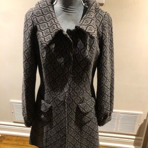 Thigh length adorable Italian wool coat